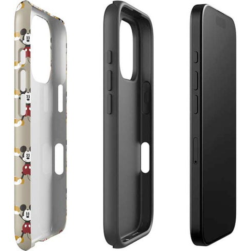 Disney Mickey Mouse Pattern Formation iPhone 16 Pro Impact Case